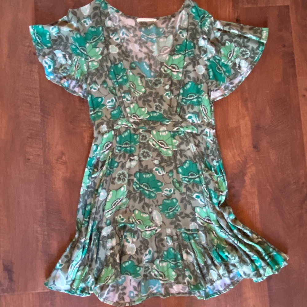Spell and the Gypsy Green Floral dress